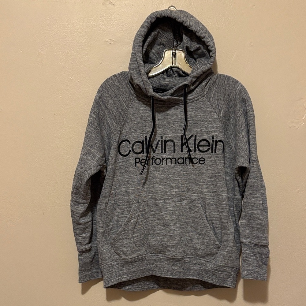 Calvin Klein Gray Performance Hoodie